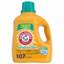 Arm Hammer Sensitive Skin Plus Fresh Scent, 107 Loads Liquid Laundry Detergent, 144.5 Fl oz