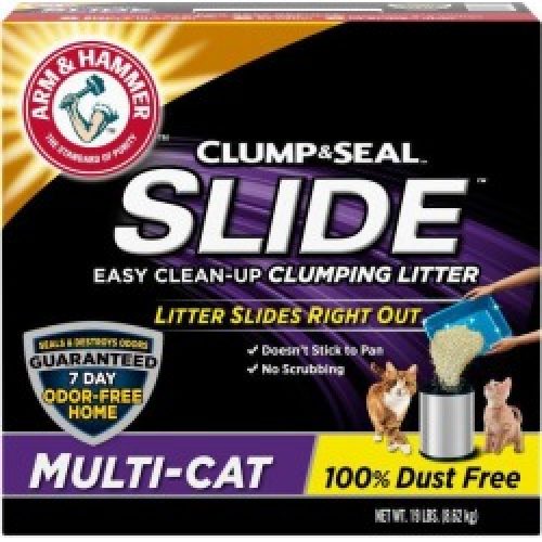 Arm Hammer Slide Multi Cat Easy Clean Up Litter | 19 lb