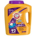 ARM & HAMMER Plus OxiClean with Odor Blasters 5-in-1 Laundry Detergent Power Paks, 92 Count