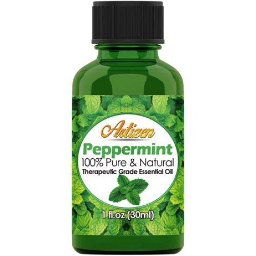 Artizen Peppermint Essential Oil for Aromatherapy Diffuser - Mint Scented Extract in Huge 1oz Bottle - 100% Pure and Natural...