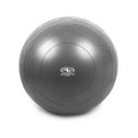Athletic Works 75 cm Yoga Ball Gray with Foot Pump Anti-Burst Exercises Poses Embossed on Ball