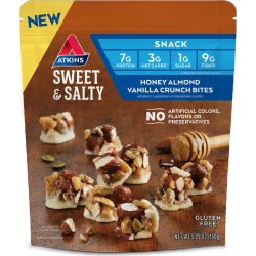 Atkins Honey Almond Vanilla Crunch Bites, 5.29 Ounce