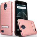 AT&T Axia QS5509A Case, 2-Piece Style Hybrid Shockproof Hard Case Kickstand Cover with [ Tempered Glass Screen Protector] And Circlemalls...