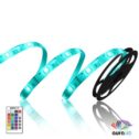 AuraLED Remote-Controlled 6.5’ Trimmable RGB LED Strip Light