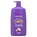 Aussie Miracle Curls Shampoo with Coconut & Jojoba Oil, Foe All Hair Types, Paraben Free, 26.2 fl oz