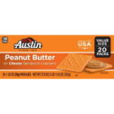 Austin Peanut Butter on Cheese Sandwich Crackers, Single Serve Snack Crackers, 20 Count