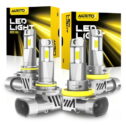 AUXITO Upgraded 9005 H11 Led Headlights Bulb,18000LM 600% Brighter,6500K Cool White Wireless LED High Beam Low Beam Conversion Kits, Pack...