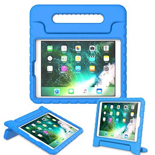 AVAWO Kids Case for iPad 9.7 2017/2018 & iPad Air 2 - Light Weight Shock Proof Convertible Handle Stand Friendly...