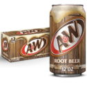A&W Root Beer Soda Pop, 12 fl oz, 12 Pack Cans