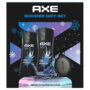AXE Phoenix Crushed Mint & Rosemary Holiday Gift Pack for Men includes Body Wash & Detailer Shower Tool, 3 Count