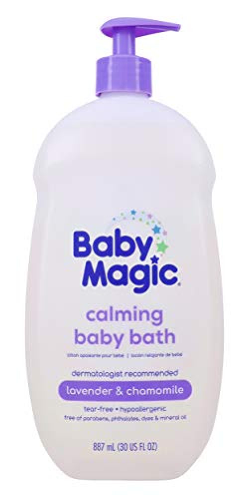 Baby Magic Calming Baby Bath, Made with Real, (705554) Lavender & Chamomile 30 Fl Oz