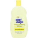 Baby Magic Hair & Body Wash, Soft Baby Scent 16.5 oz (Pack of 3)