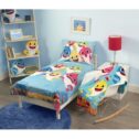 Baby Shark 5-Piece Toddler Bedding and Plush Blanket Set