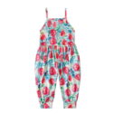 Baby Deals!Toddler Girl Clothes Clearance,Pajamas Set for Girls Toddler Kids Boys Girls Summer Fashion Cute Flowers Print Suspenders Romper Jumpsuit