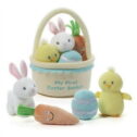 Baby GUND My First Easter Basket Playset Stuffed Plush, 5 pieces