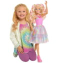 Barbie 28-inch Tie Dye Style Best Fashion Friend, Blonde Hair, Kids Toys for Ages 3 up