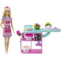 Barbie Career Florist Playset with Blonde Doll, Dough, Vases and More, Ages 3 Years and Up