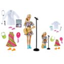 Barbie & Chelsea Careers : 2 Blonde and Doctor, Tennis Star & Musician Pieces Doll Playset