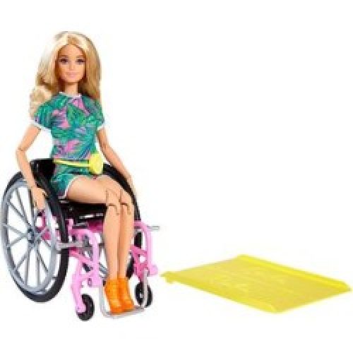 Barbie Doll Accessories - Barbie FashionistaTM Blonde Doll & Wheelchair Set