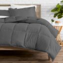 Bare Home Bare Home Premium Ultra-Soft 1800 Collection Contemporary 1800 Thread Count 3 Piece Comforter Sets Queen with Comforter and...