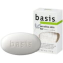 Basis Sensitive Skin Bar Soap - Unscented Soap Bar For Sensitive Skin - 4 oz.
