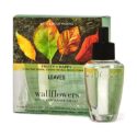 Bath & Body Works Leaves Wallflowers Home Fragrance Refills, 2-Pack, 0.8 Fl Oz Each