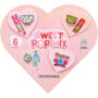 Bazooka Candy Brands Sweet Pop Mix of Valentine’s Day Heart-Shaped Lollipop Gift Box, 1 Count