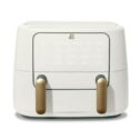 Beautiful 9QT TriZone Air Fryer, White Icing by Drew Barrymore