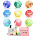 Beautya New York Bath Bomb Gift Set - 9 Large Luxury Organic, 100% Handmade and Made in USA