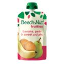 Beech-Nut Fruities Stage 2, Banana Pear & Sweet Potato Baby Food, 3.5 oz Pouch