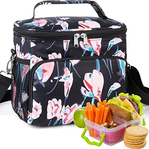 Bekhic Lunch Bag Women/Men - Reusable Lunch Box for Office Work School Picnic Beach - Leakproof Cooler Tote Bag Freezable...