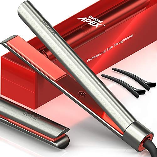Bekind Apex 2-in-1 Hair Straightener Flat Iron, Straightener and Curler for All Hairstyles, 15s Fast Heating, Temperature Memory, Gift for...