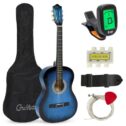 Best Choice Products Beginners Acoustic Guitar with Case, Strap, Tuner and Pick, Blue