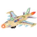 Best Choice Products Kids Toy F-16 Figher Jet Airplane, Flashing Lights and Sound, Bump and Go Action