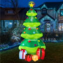 Best Choice Products 10ft Inflatable Christmas Tree, Large Lighted Outdoor Blow Up Decor w/ 10 LED Lights