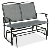 Best Choice Products 2-Person Outdoor Swing Glider, Patio Loveseat AT WALMART