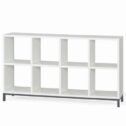 Better Homes & Gardens 8-Cube Organizer with Metal Base, White