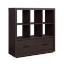 Better Homes & Gardens Steele 6 Cube Storage Bookcase Organizer with Drawers, Multiple Finishes