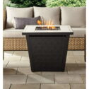 Better Homes & Gardens River Oaks 30” Square Tile Top Gas Fire Pit Table with 50,000 BTU
