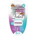 BIC Soleil Sensitive 3 Blade Women's Razor -- Pack of 3 Disposable Razors