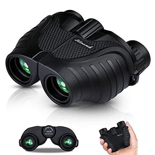 Binoculars 15x25, HD Professional/Waterproof Binoculars with Low Light Night Vision, Durable & Clear BAK4 Prism FMC Lens Binoculars. Suitable for...
