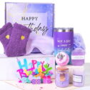 Birthday Gifts for Women Friend Mom -Relaxing Spa Gift Basket Set Care Package Gift for Woman, Unique Happy Birthday Gift...