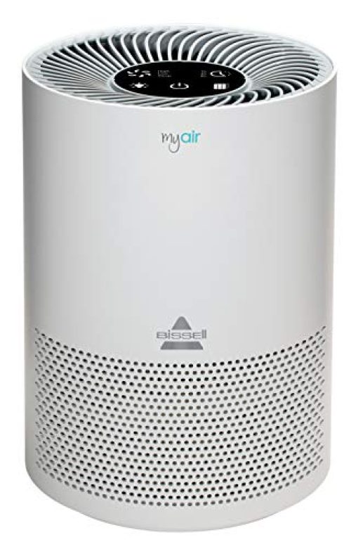BISSELL MYair Air Purifier with High Efficiency and Carbon Filter for Small Room and Home, Quiet Air Cleaner for Allergens,...