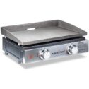 Blackstone 1666 Tabletop Griddle with Stainless Steel Front Plate - 22