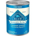 Blue Buffalo Homestyle Recipe Chicken Pate Wet Dog Food for Adult Dogs, Whole Grain, 12.5 oz. Can
