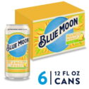 Blue Moon Mango Wheat Craft Beer, 6 Pack, 12 fl oz Aluminum Cans, 5.4% ABV