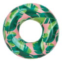 Bluescape Pink Tropical Inflatable Swim Tube, Pool Float, Age 9 & Up, Unisex