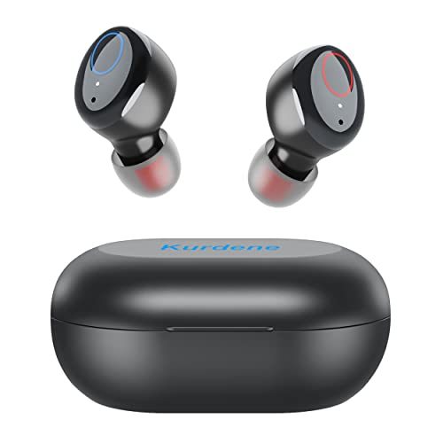 Bluetooth 5.2 Wireless Earbuds,Kurdene S8 Deep Bass Sound 38H Playtime IPX8 Waterproof Earphones Call Clear with Microphone in-Ear Stereo Headphones...