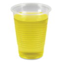 Boardwalk BWKTRANSCUP7CT 7 oz. Polypropylene Plastic Cold Cups - Translucent (100 Cups/Sleeve, 25 Sleeves/Carton)
