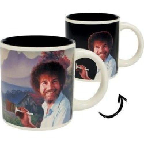 Bob Ross Self-Painting Color Changing Coffee Cup, 14oz